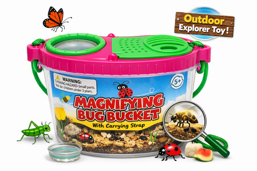 Magnifying bug bucket with - magnifying,