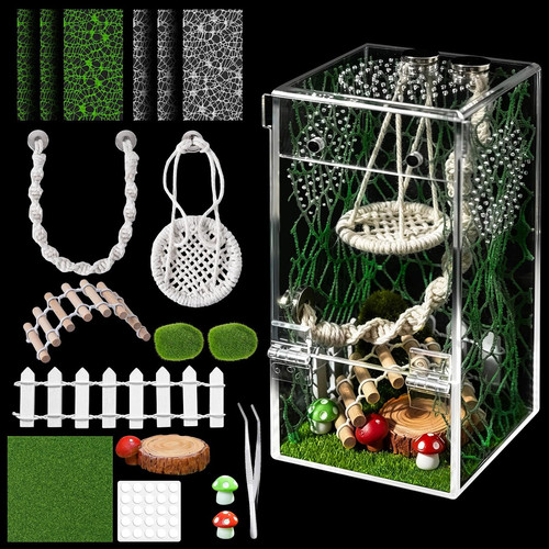 18pcs jumping spider enclosure - 18pcs,