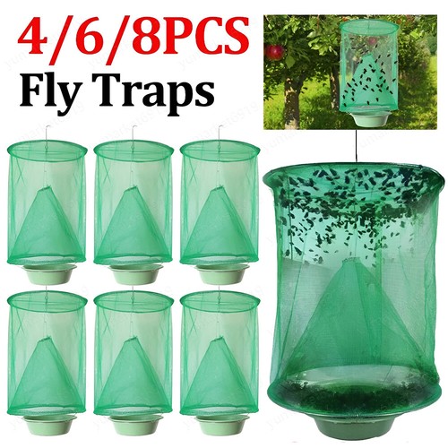 8pcs ranch fly trap outdoor - ranch,